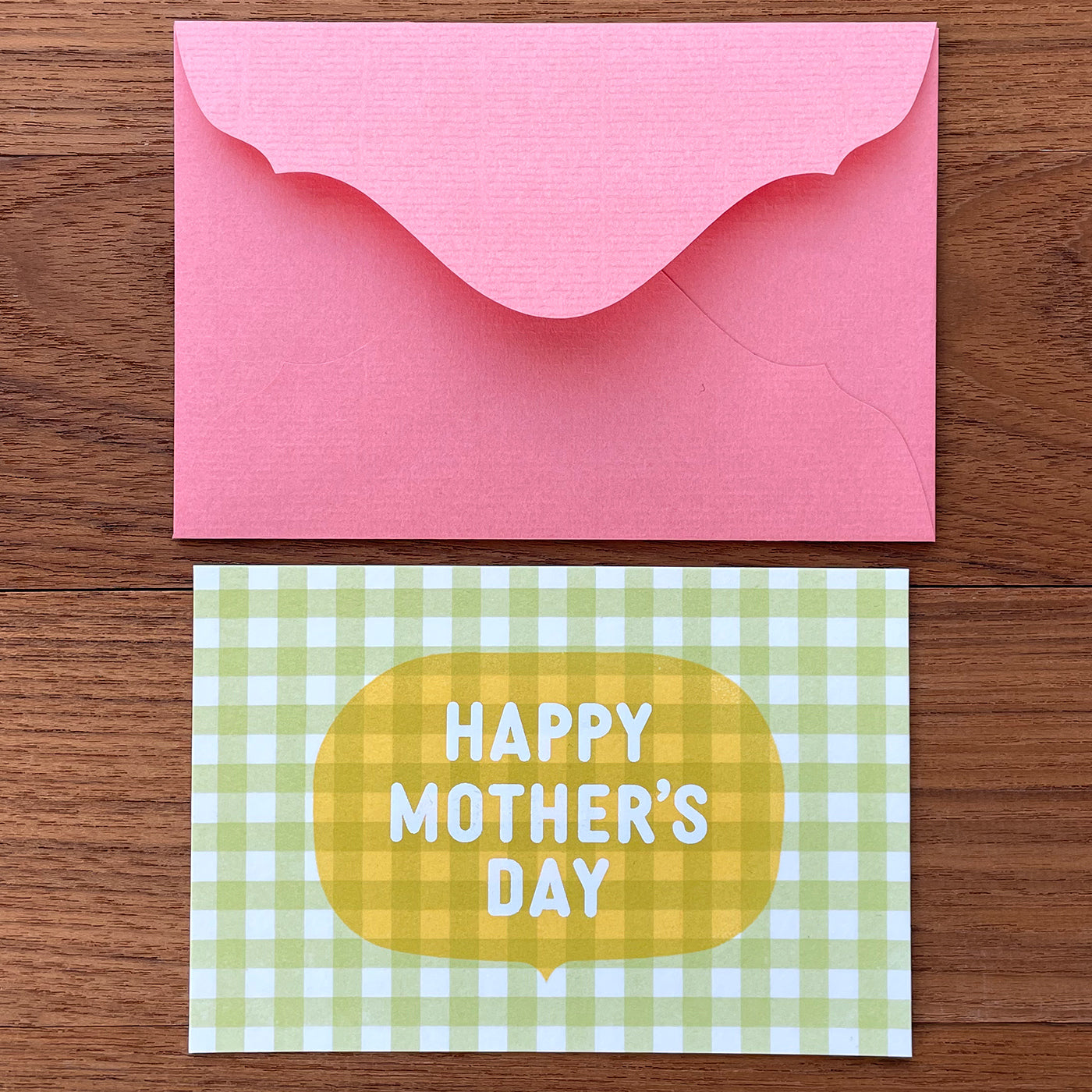 ギンガムチェック / gingham "HAPPY MOTHER'S DAY"