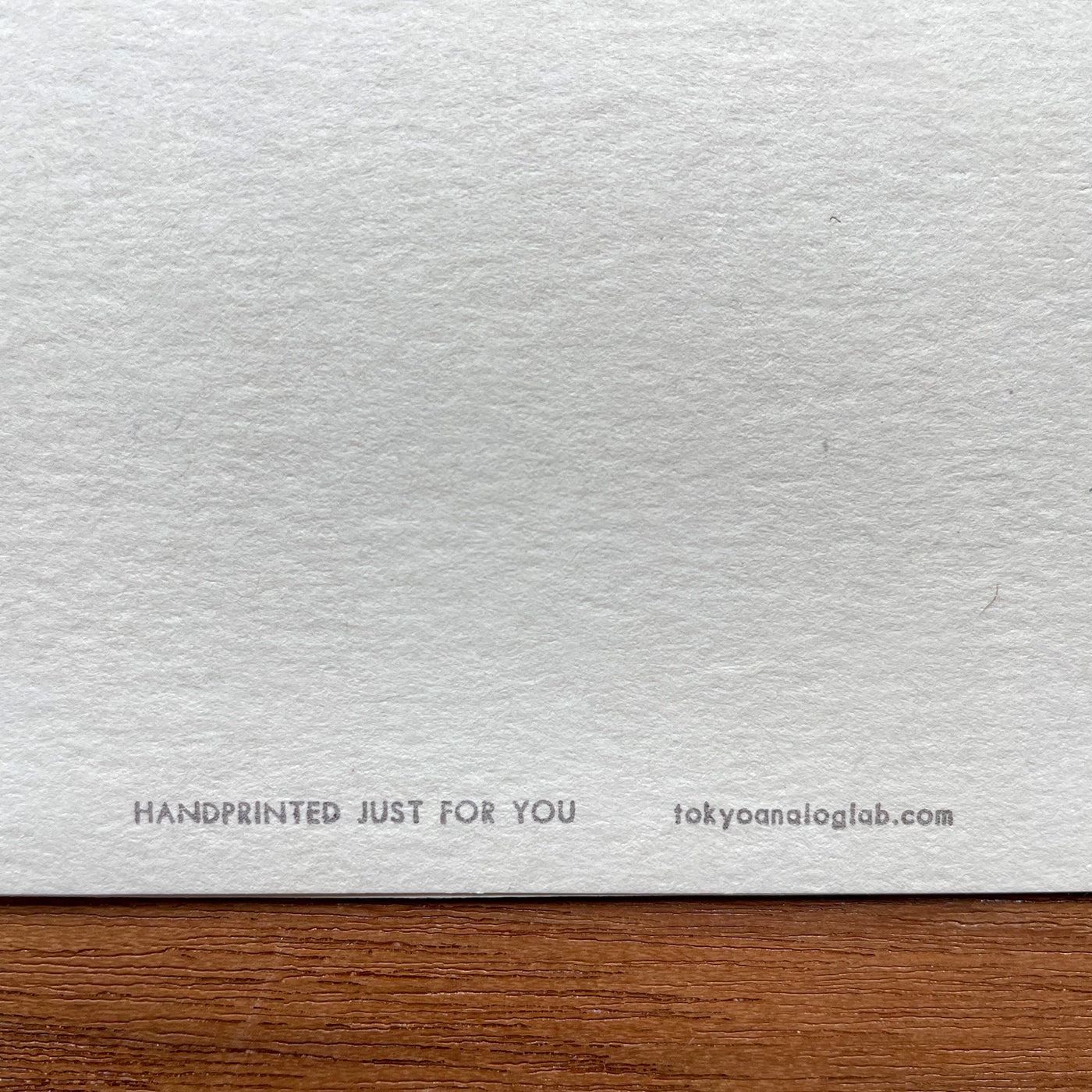 二つ折り正方形カード / square greeting card "THANK YOU"