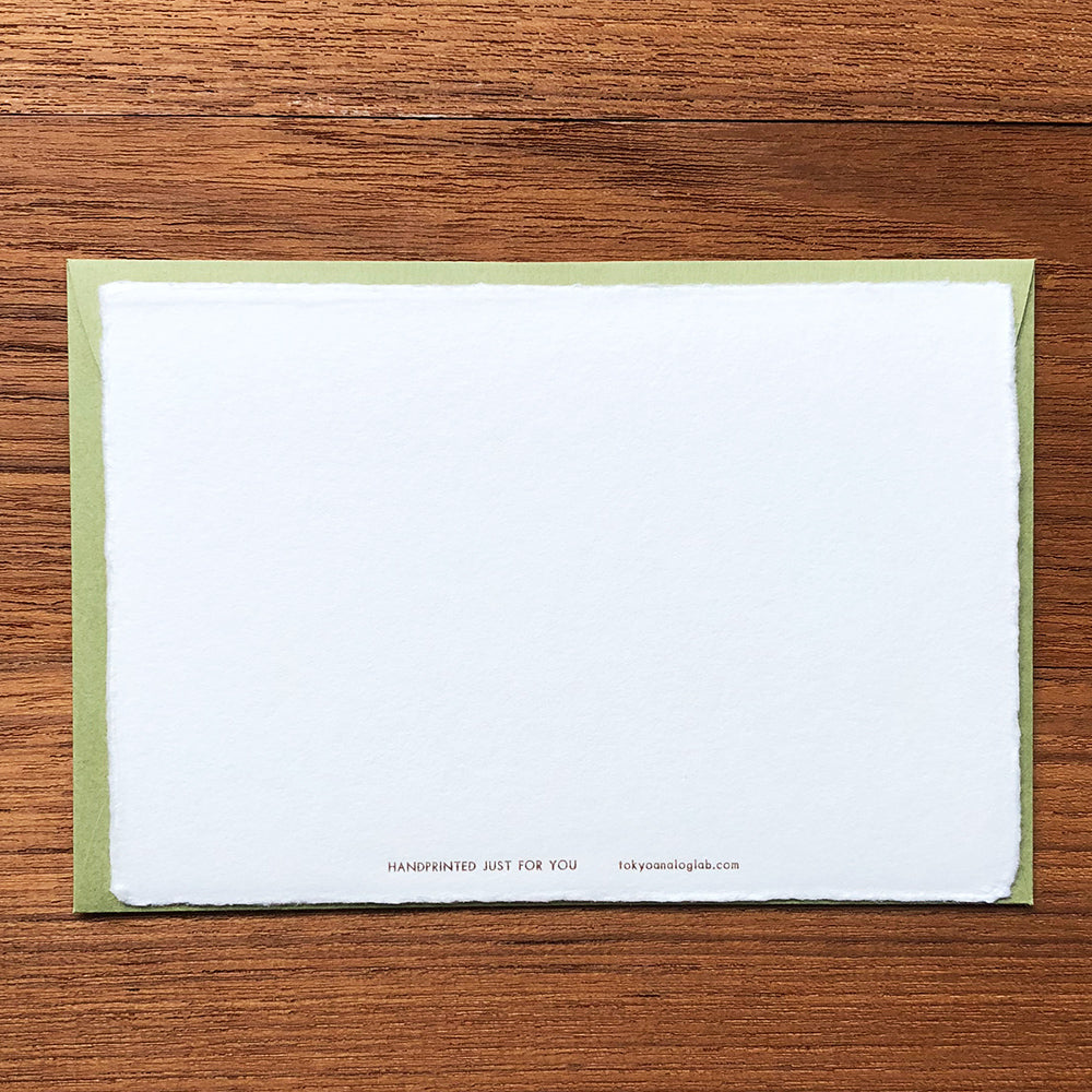 Japanese "WASHI" greeting card / GRACIAS