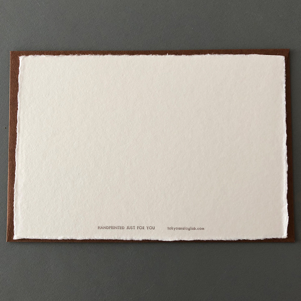 Japanese "WASHI" greeting card / HOPE