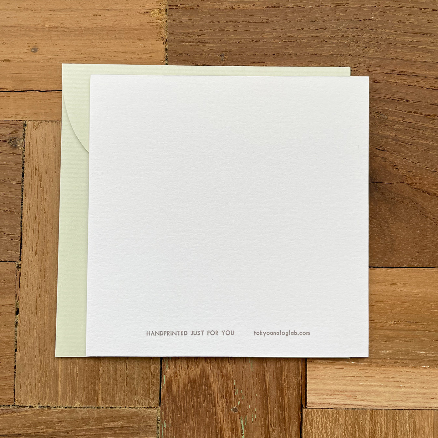 なみなみ正方形カード-誕生日/ square greeting card "Happy birthday"