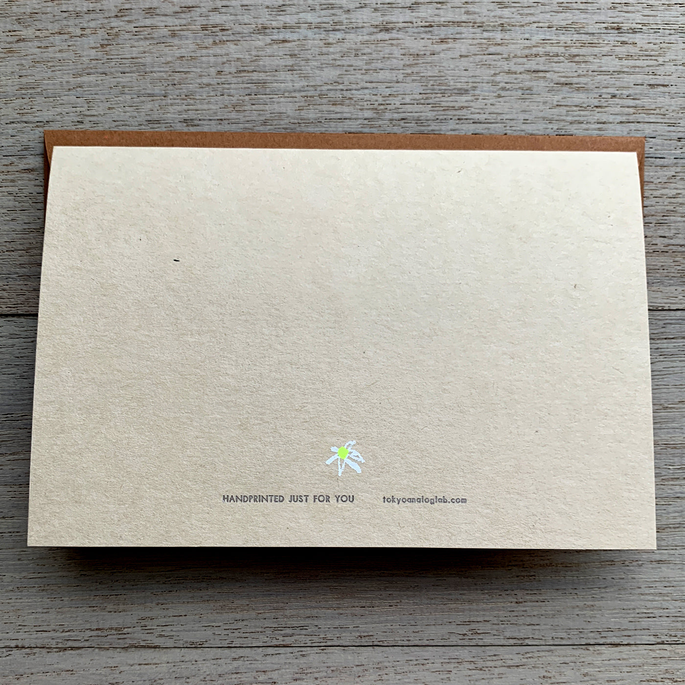 Greeting card / White flowers