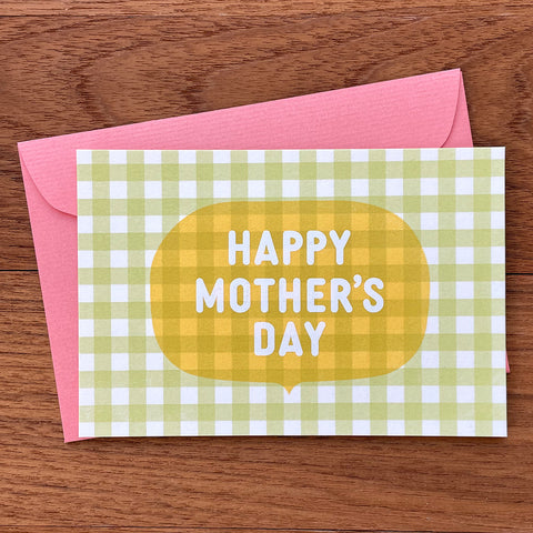 ギンガムチェック / gingham "HAPPY MOTHER'S DAY"
