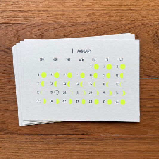 東京アナログラボラトリー / Tokyo Analog Lab. 月カレンダー 2026 シルクスクリーン