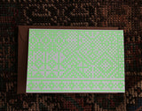 Greeting card / Mosaic tile
