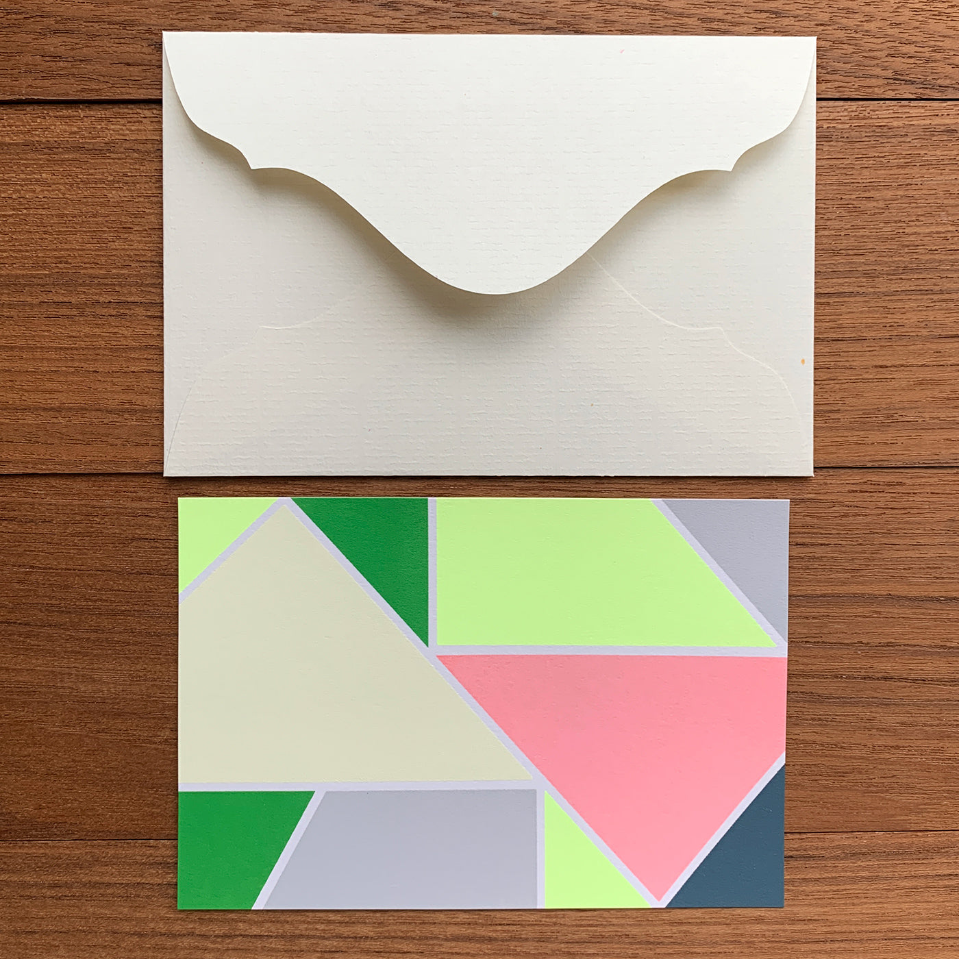 Greeting card / Zigzag